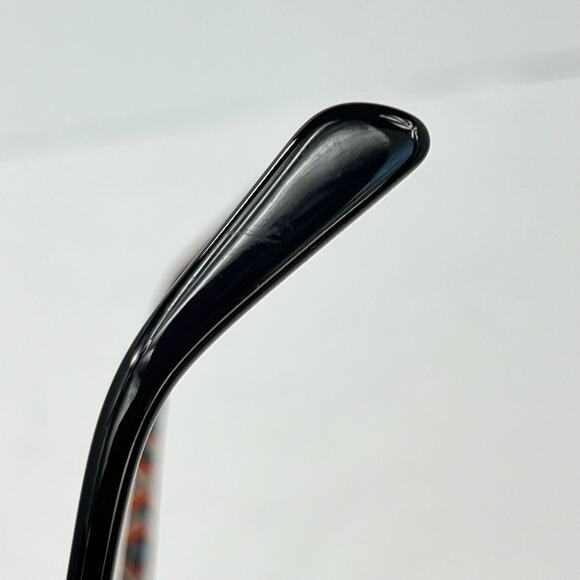 PRADA VPR 60P FAR-101 Black Half Jacket FRAMES ONLY  Orange Interior 54-17-140 - Picture 15 of 16